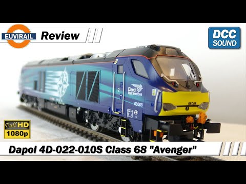 Review: Dapol Class 68 4D-022-010 Avenger 68008 in DRS Direct Rail Services Compass livery DCC Sound