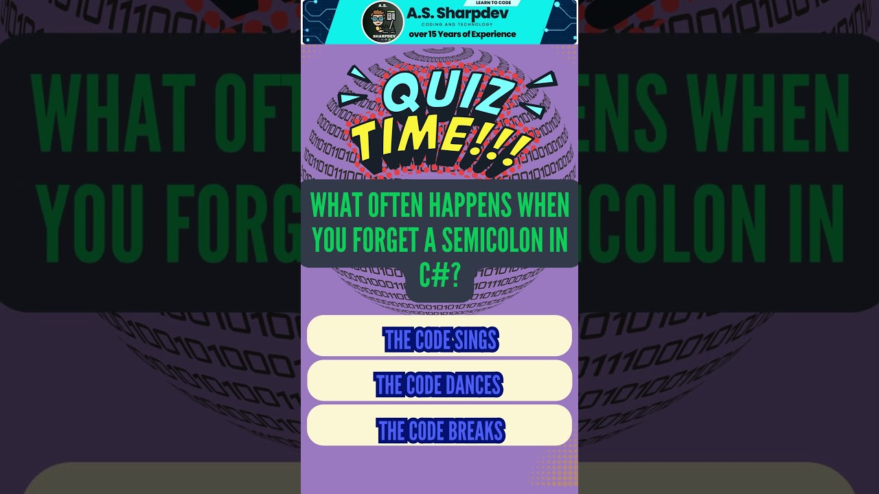 Coding Quiz 7 #coding #fun #quiz #assharpdev