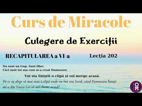 Curs de Miracole - Recapitularea a VI-a - Lecția 202