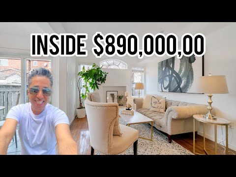 Inside a $890,000,00 house in Richmond hill(Toronto) | Touring a stunning semi detached