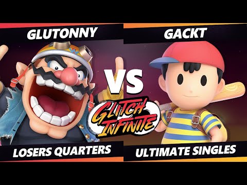 Glitch Infinite Losers Quarters - Glutonny (Wario) Vs. Gackt (Ness) - SSBU Ultimate Tournament