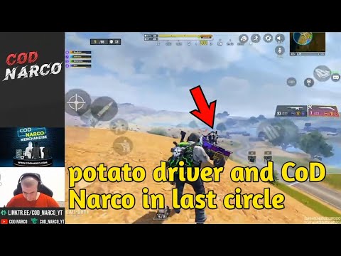 CoD Narco and potato driver in the last circle | CoD Narco found the funniest potato in Cod mobile