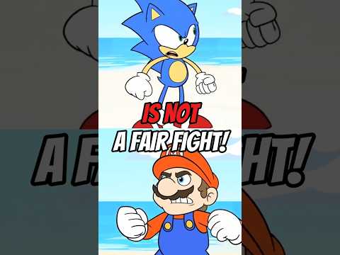 Sonic the Hedgehog VS Super Mario Isn't A Fair Fight! #mario #sonic #vs #gaming #cartoon