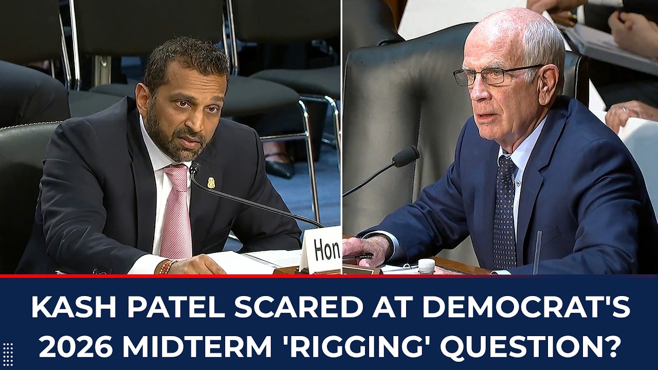 Senate Judiciary Committee questions FBI Director Kash Patel on election security during 2026 midterm oversight hearing