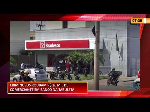Criminosos roubam R$ 26 Mil de comerciante em Banco na Tabuleta 01 12 2020