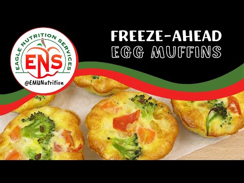ENS Freeze-Ahead Egg Muffins - Meal Prep Inspo!