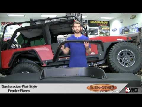 Bushwacker Flat Style Fender Flares for Jeep