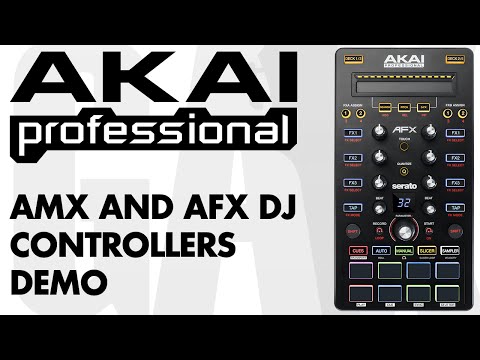 Akai AMX and AFX DJ Controllers Demo at BPM 2014