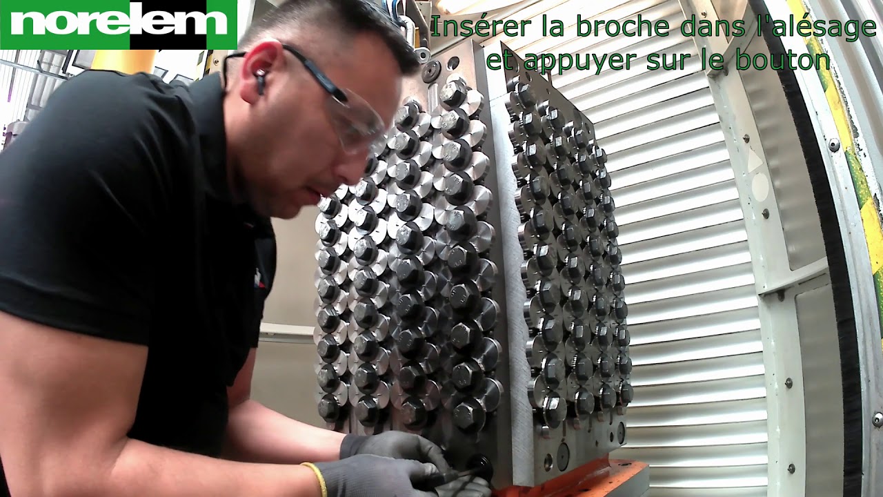 Vidéo d'utilisation sur la broche avec système de serrage rapide