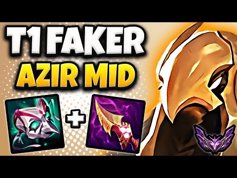 T1 Faker Azir vs Zoe [ MID ] Patch 25.6 Korea Master ✅