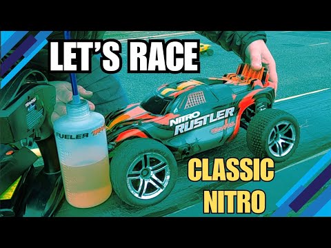 Traxxas Nitro Rustler 2.5 (Newest Model) RC Track Race & Review - Cheapest New RTR Nitro