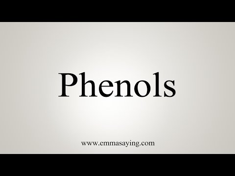 How To Say Phenols