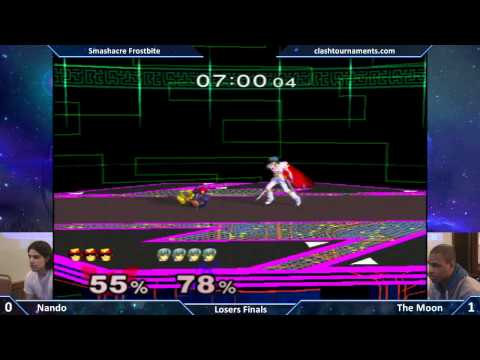 Smashacre Frostbite - The Moon vs Nando - Losers Finals - SSBM
