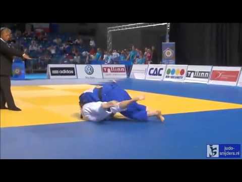 Judo 2013 European Championships Cadets Tallinn: Kuuksalu (FIN) - Hasankhanova (AZE) [-57kg]