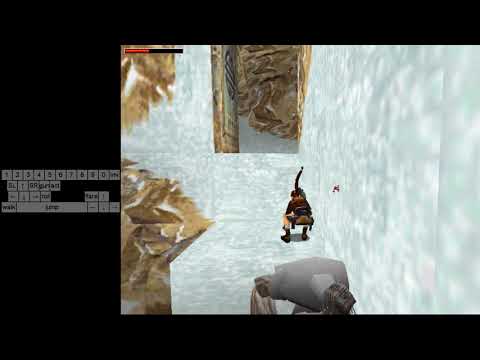 Tomb Raider 2 Glitched Tutorial Speedrun - Ice Palace