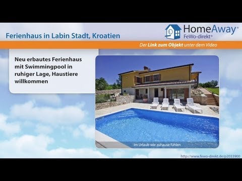 Istrien: Neu erbautes Ferienhaus mit Swimmingpool in ruhiger Lage, Haustiere - FeWo-direkt.de Video