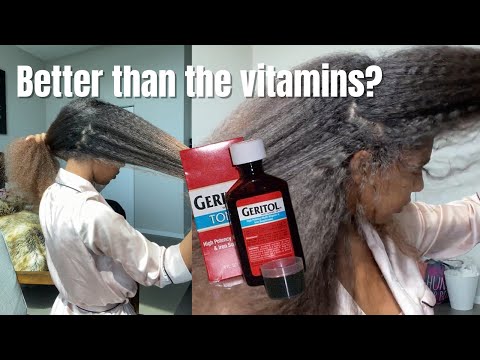 Liquid Geritol for hair growth! Better than the vitamin? Rapid Results Fast Hair Growth