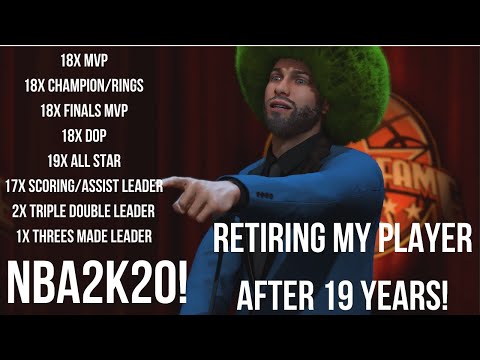 NBA2K20 MYCAREER EP 28 - Retiring After 19 Years!