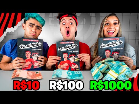 ÁLBUM DO ENALDINHO DE R$10, R$100 OU R$1000- Desafio