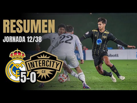 Resumen J12 · Real Madrid Castilla 5 - 0 CF Intercity · #PrimeraFederación 2024/25
