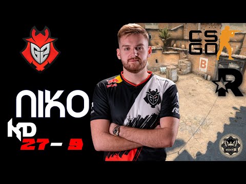 CSGO POV G2 #NiKo vs complexity on Dust2 - 27 kills