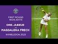 Ons With Classy Display | Ons Jabeur vs Magdalena Frech | First Round Highlights | Wimbledon 2023