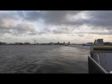 TIME LAPSE TRAVEL  | AMSTERDAM FERRY BOAT [4K]