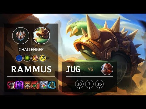 Rammus Jungle vs Gragas - EUW Challenger Patch 10.5