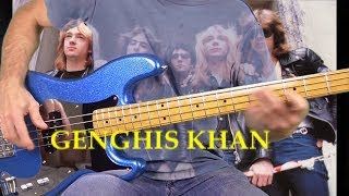 IRON MAIDEN   Genghis Khan Bass Cover by DIDJE59