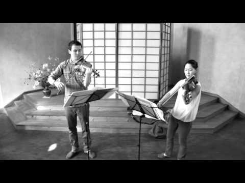 Jean-Baptiste Poyard & Stephanie Park, violons. Prokofiev Sonata Op.56