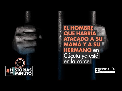 El hombre que habría atacado a su mamá y a su hermano en Cúcuta ya está en la cárcel