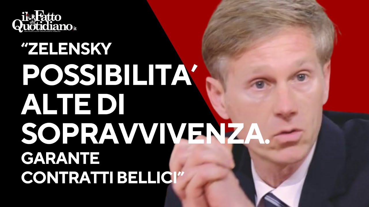 Orsini: "Zelensky ha alte possibilità di sopravvivenza". Ecco perché