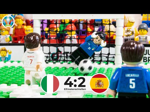 Italien VS. Spanien | Lego Stop-Motion | Elfmeterschießen | Euro 2020