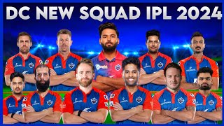 Delhi Capitals New Squad IPL 2024 | DC New Players 2024 | DC Release & Retain Players List