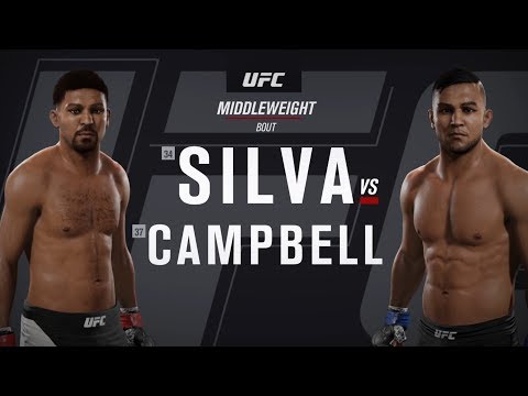 UFC 2: Drake Campbell Career Mode - VS Silva [PS4]