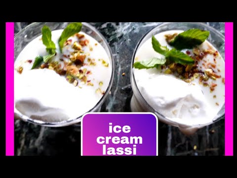 Ice cream lassi summer special lina's cooking house