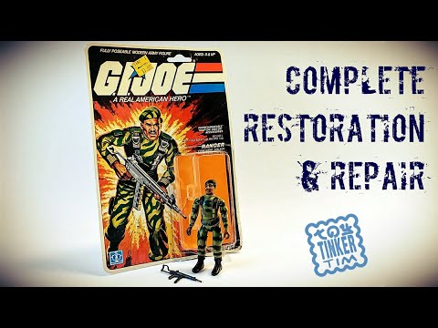 GI Joe 3 3/4" Full Repair - Restoration w/Package Review - 1982 RAH