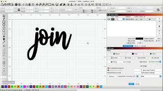 How to connect the dot on the letter 'i' in Lightburn