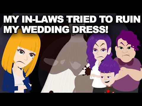 My in-laws tried to ruin my wedding dress but they got the wrong dress! A big disaster for them