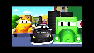 ジェリーのタイヤが盗まれた | 子供向けのカー＆トラックアニメ