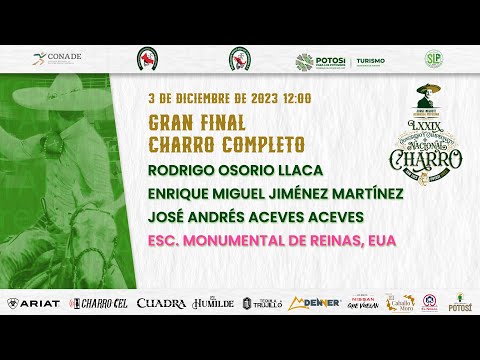 CCNCH SLP 2023-12-03 👊🏼 FINAL CHARROS COMPLETOS 12:00HRS.