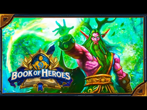 Hearthstone. New Druid Skin - Emerald Malfurion. All emotes in 14 languages