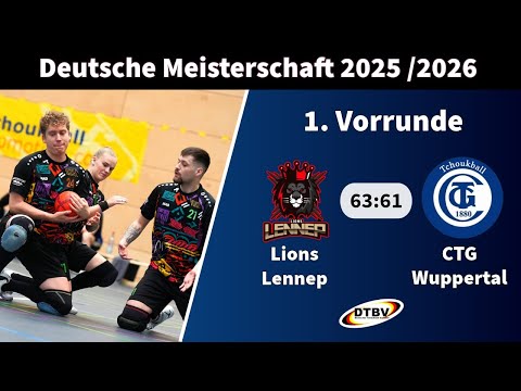 Deutsche Meisterschaft 2026 – Lions Lennep vs. CTG Wuppertal– 1st matchday
