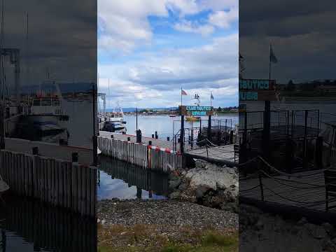 Vista panoramica del Puerto de la Bahia de Ushuaia