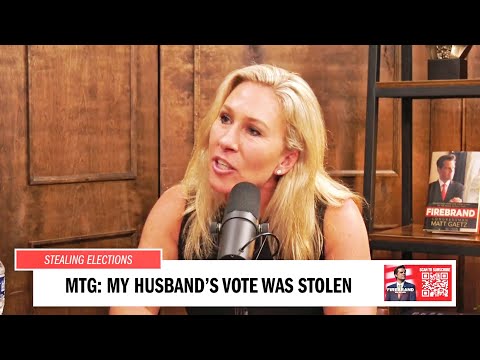 Marjorie Taylor Greene Wildly Claims Husband's Vote Was "Stolen"
