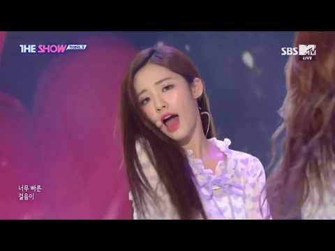Fromis_9 1st Week of July "DKDK" The Show (7/3/2018)