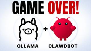 Ollama + Clawdbot/Moltbot is INSANE! (FREE Local AI Coding) 🤯