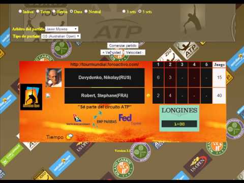 Nikolay Davydenko vs Stephane Robert