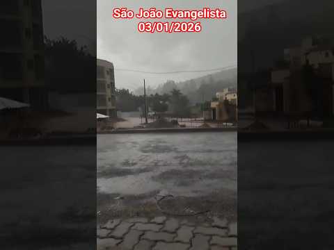 🇧🇷 SÃO JOÃO EVANGELISTA, MINAS GERAIS 03/01/2026 #chuvas #alerta #noticias #tempestade #noticia