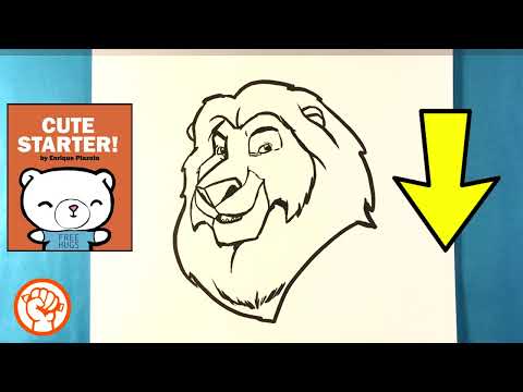 How to Draw Mufasa - Lion King - Easy Pictures to Draw